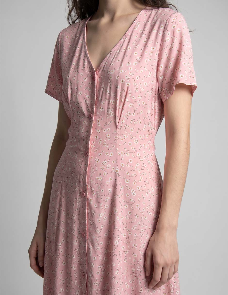 Vestido a la rodilla casual para mujer 2