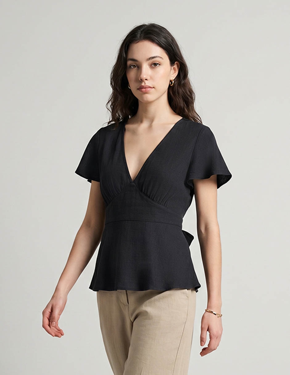 BLUSA LISO M CORTA C V MSM26506