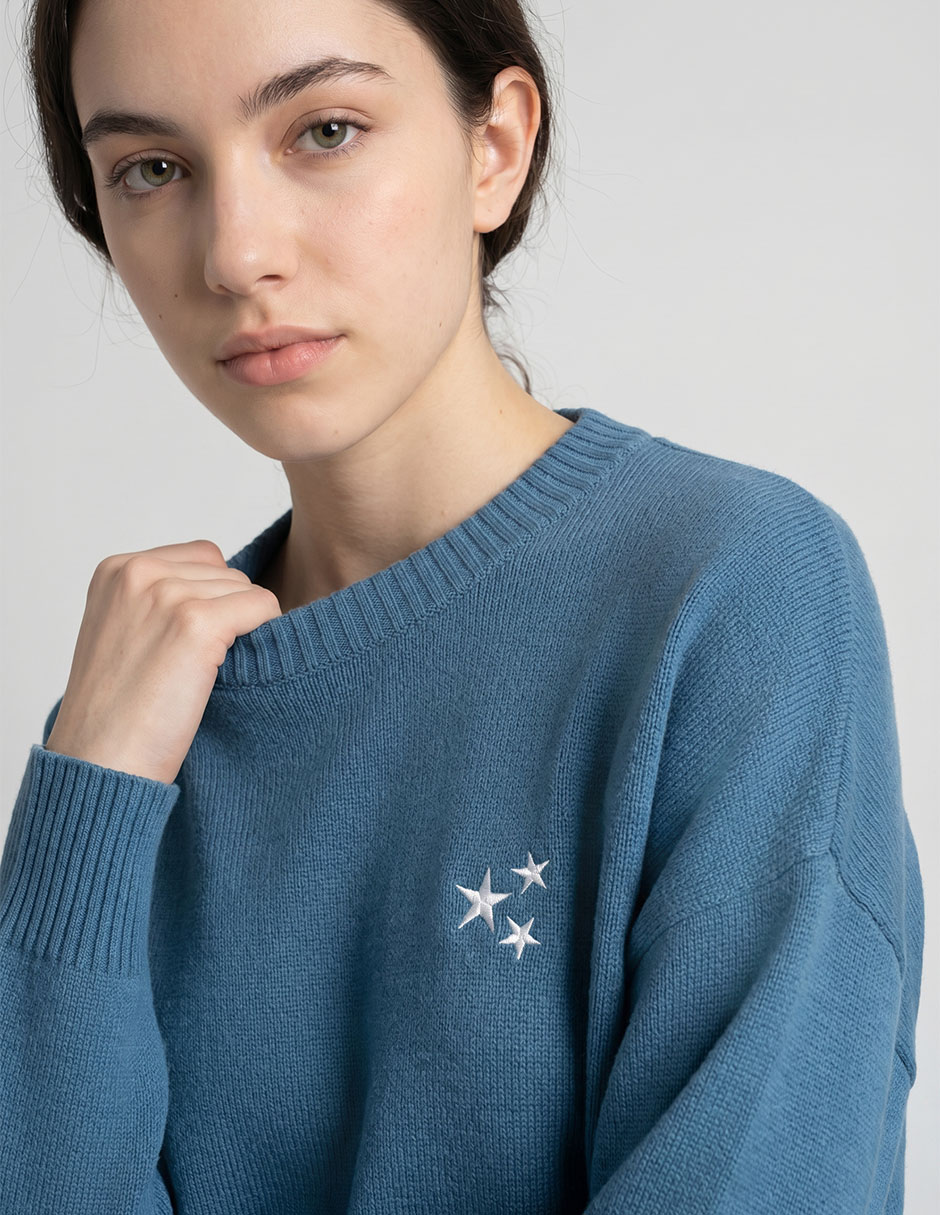 Suéter cuello redondo para mujer 3