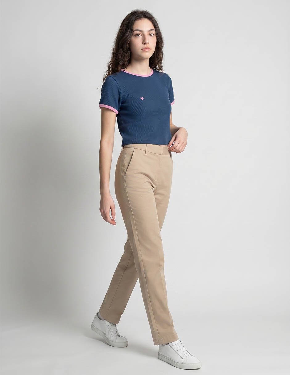 Playera manga corta Mossimo cuello redondo para mujer