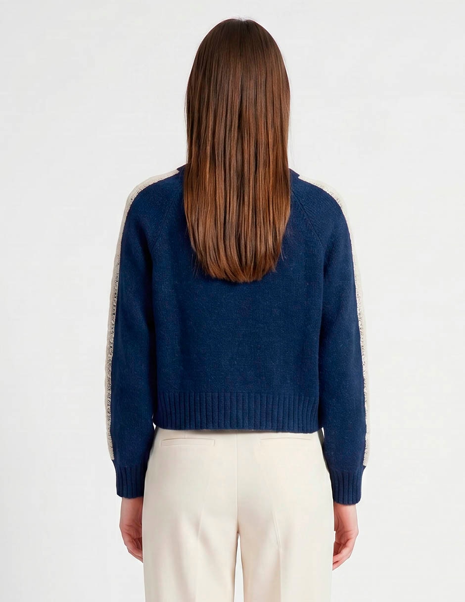 Suéter cuello redondo para mujer 3