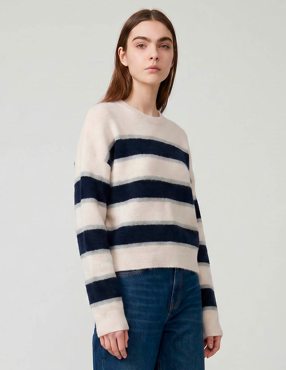 Suéter cuello redondo para mujer Suéter cuello redondo para mujer