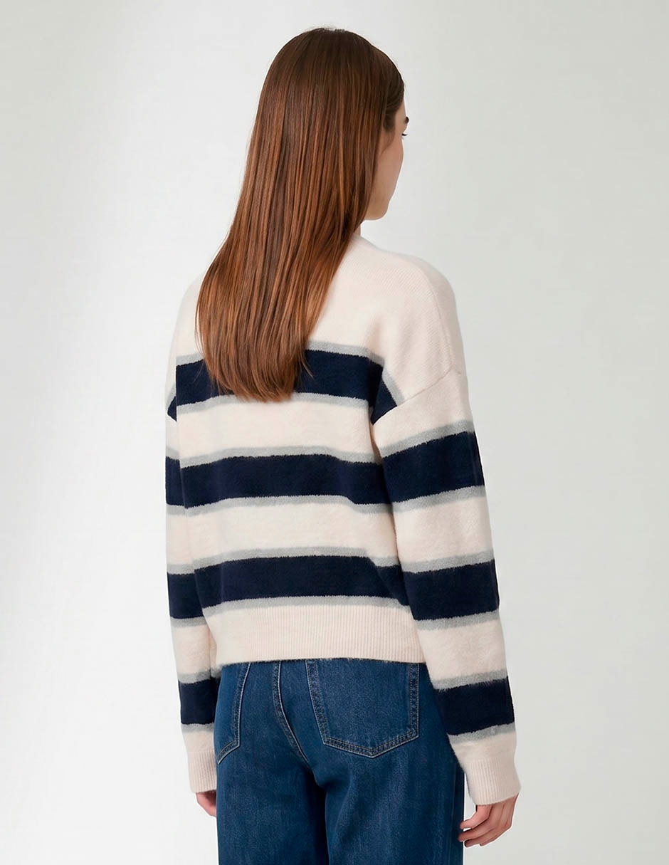Suéter cuello redondo para mujer 3