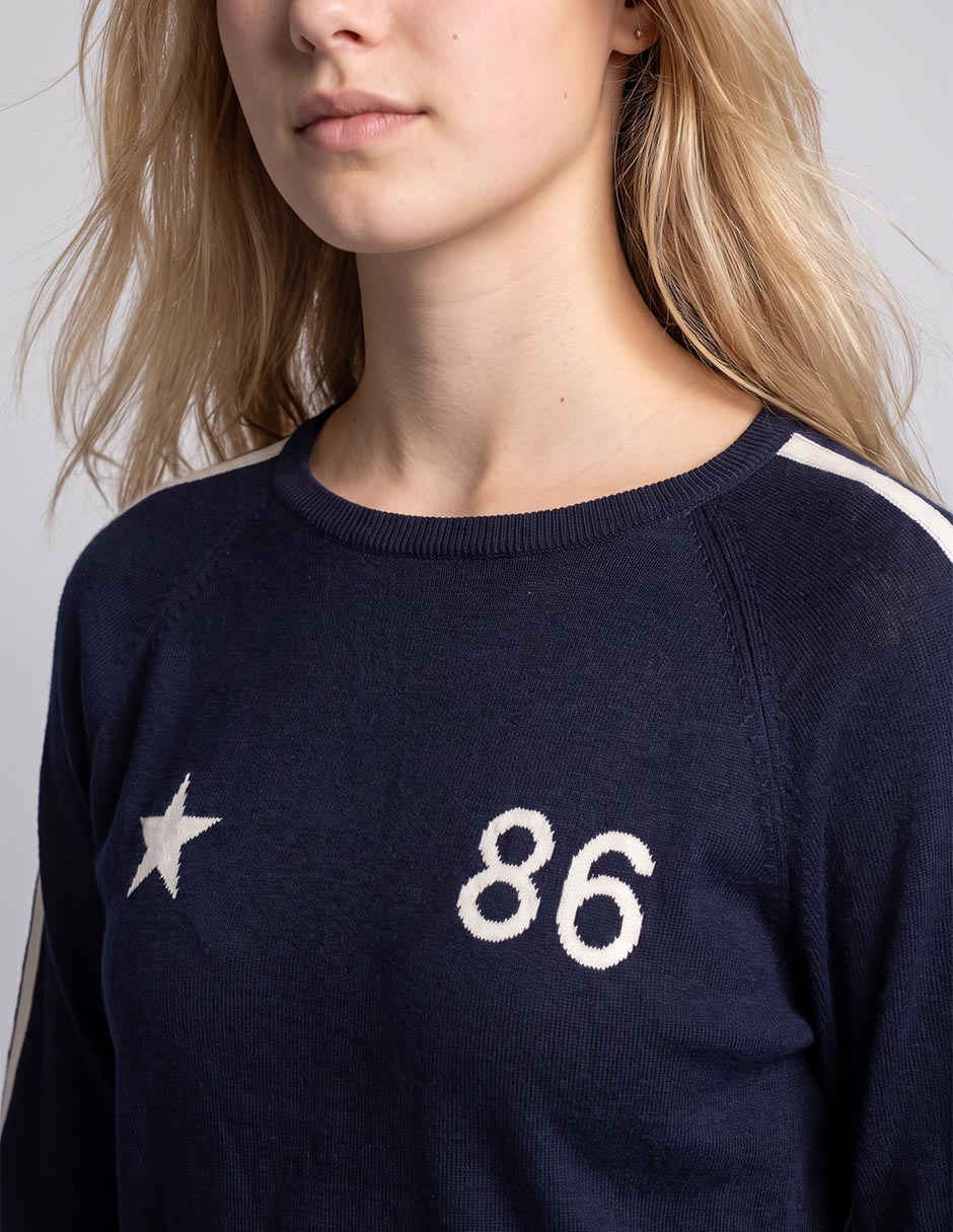 Suéter cuello redondo para mujer 2