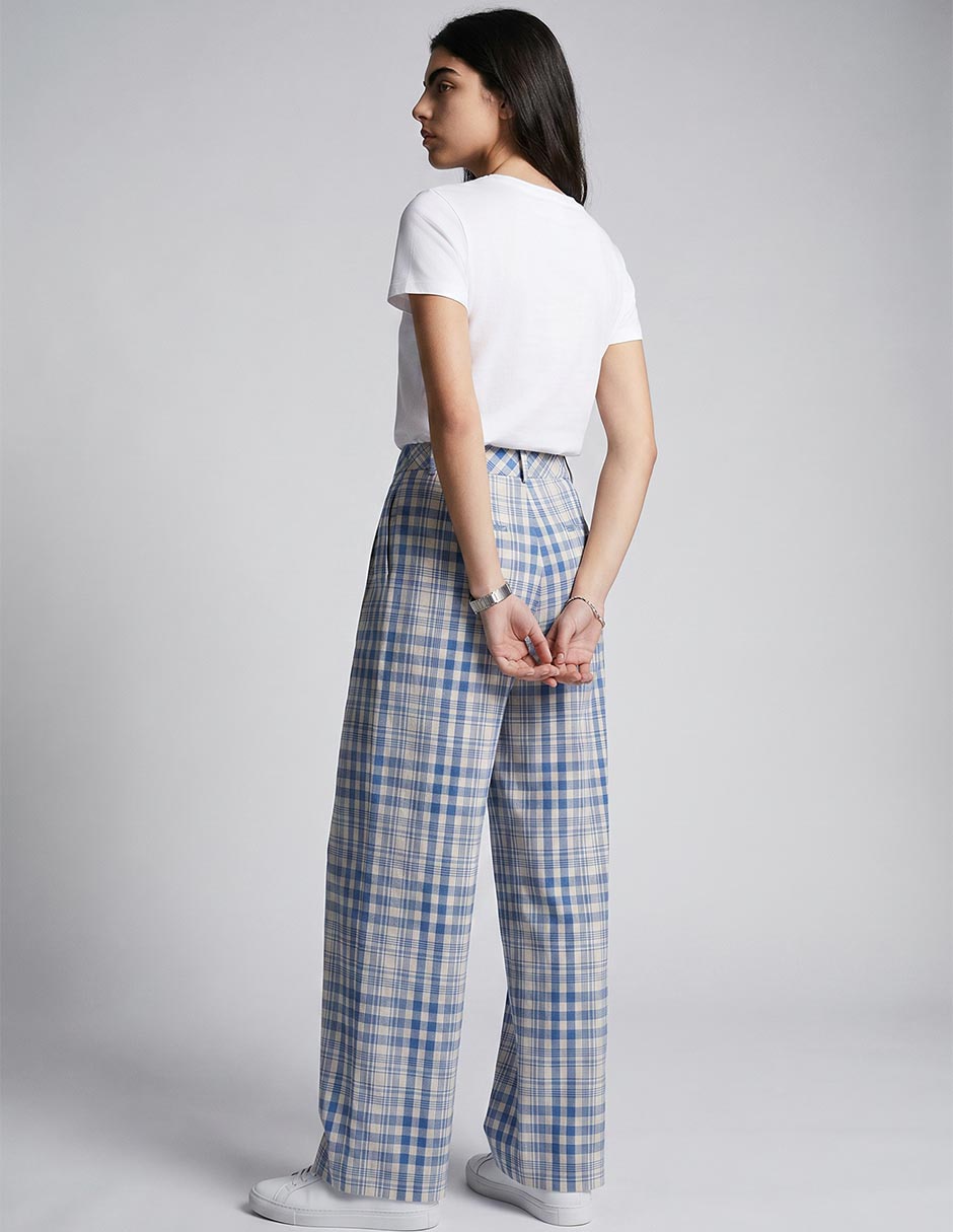 Pantalón relaxed wide leg para mujer 3