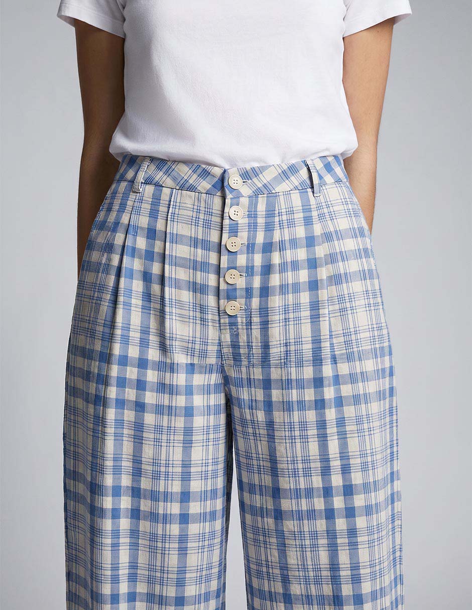Pantalón relaxed wide leg para mujer 2