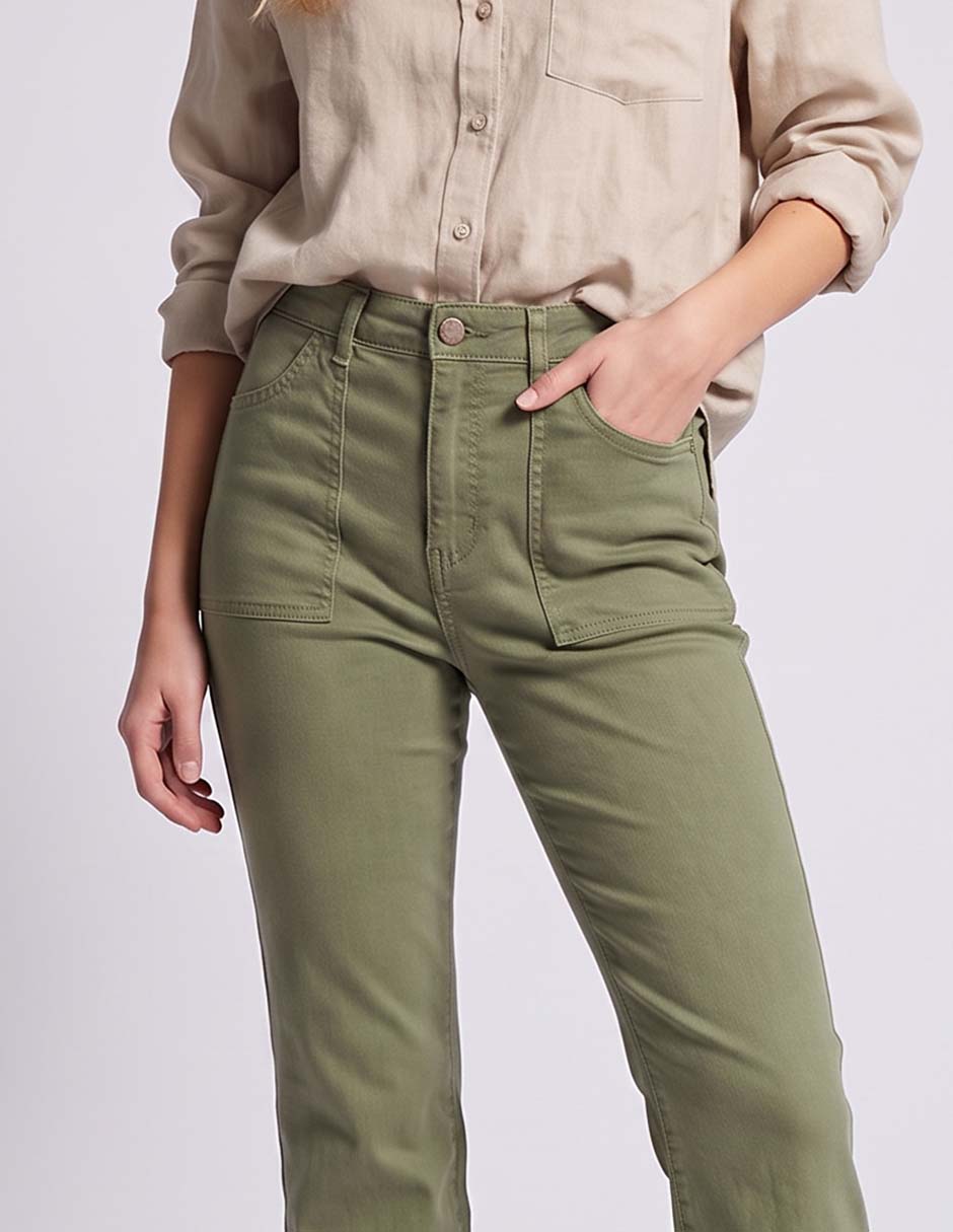 Pantalón relaxed flare para mujer 3