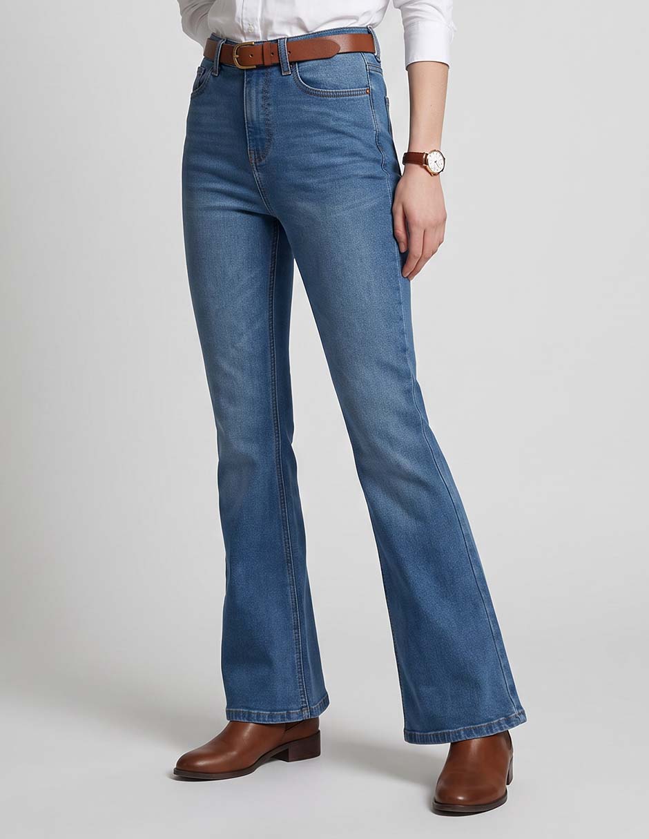 Jeans acampanado para mujer Jeans acampanado para mujer
