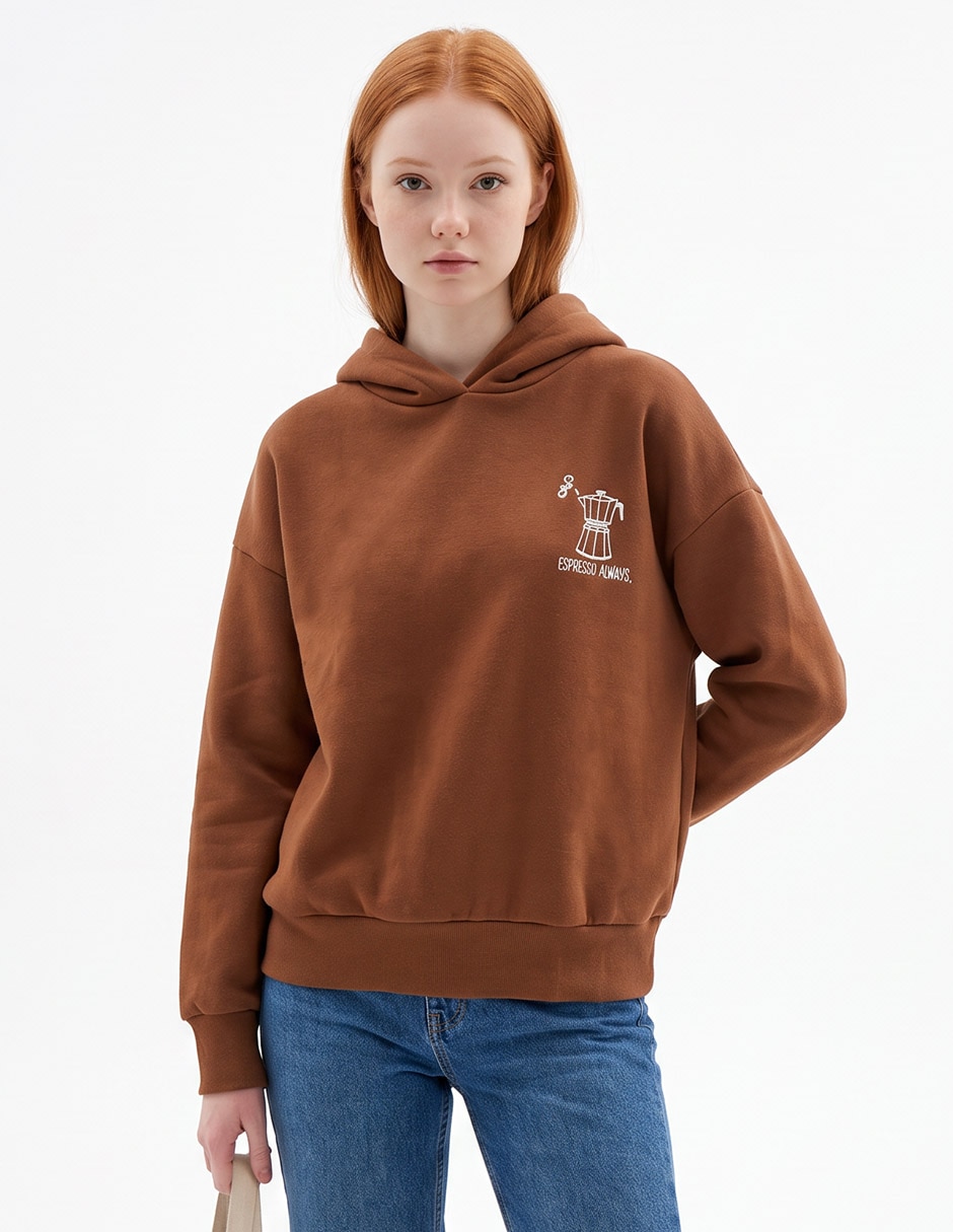 Sudadera con capucha para mujer