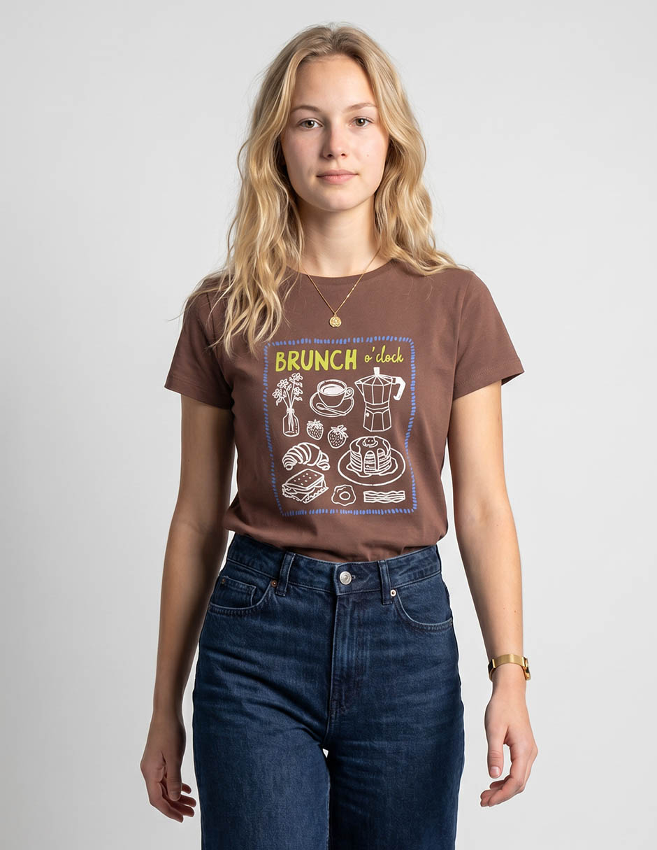 Playera manga corta cuello redondo mujer Playera manga corta cuello redondo mujer