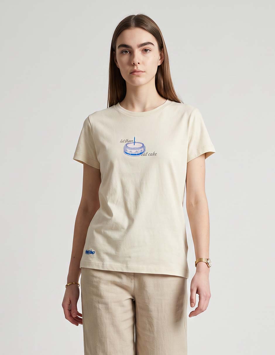 Playera manga corta cuello redondo mujer Playera manga corta cuello redondo mujer
