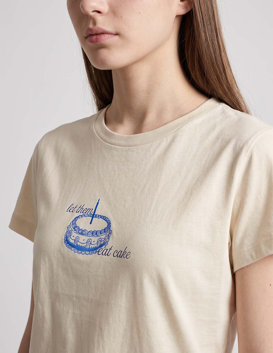 Playera manga corta cuello redondo mujer 3
