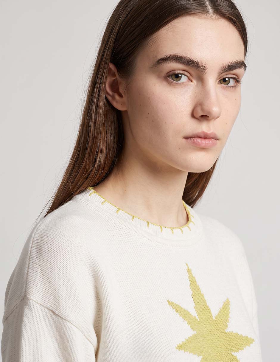 Suéter cuello redondo para mujer 3