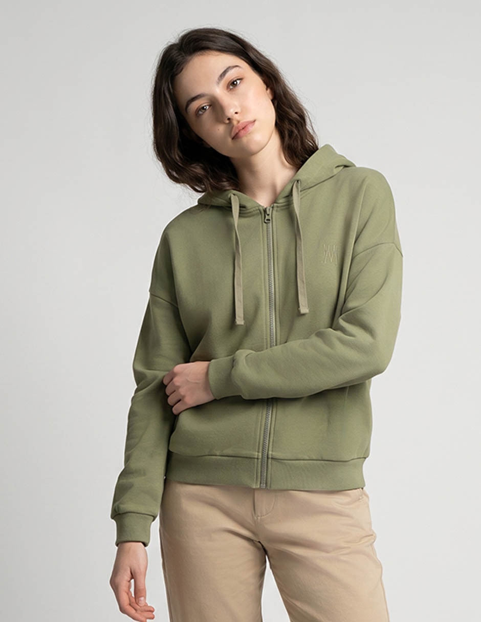 Sudadera con capucha y bolsillos para mujer Sudadera con capucha y bolsillos para mujer