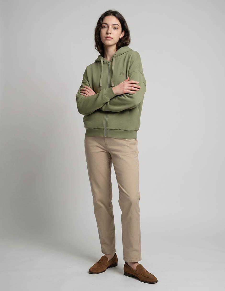 Sudadera con capucha y bolsillos mossimo para mujer