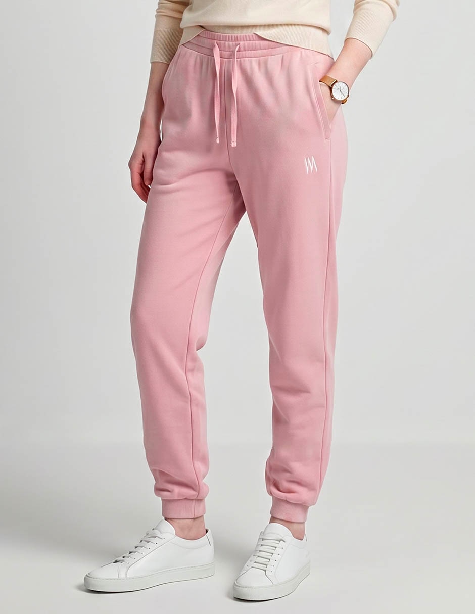 Pants regular con jareta para mujer 1