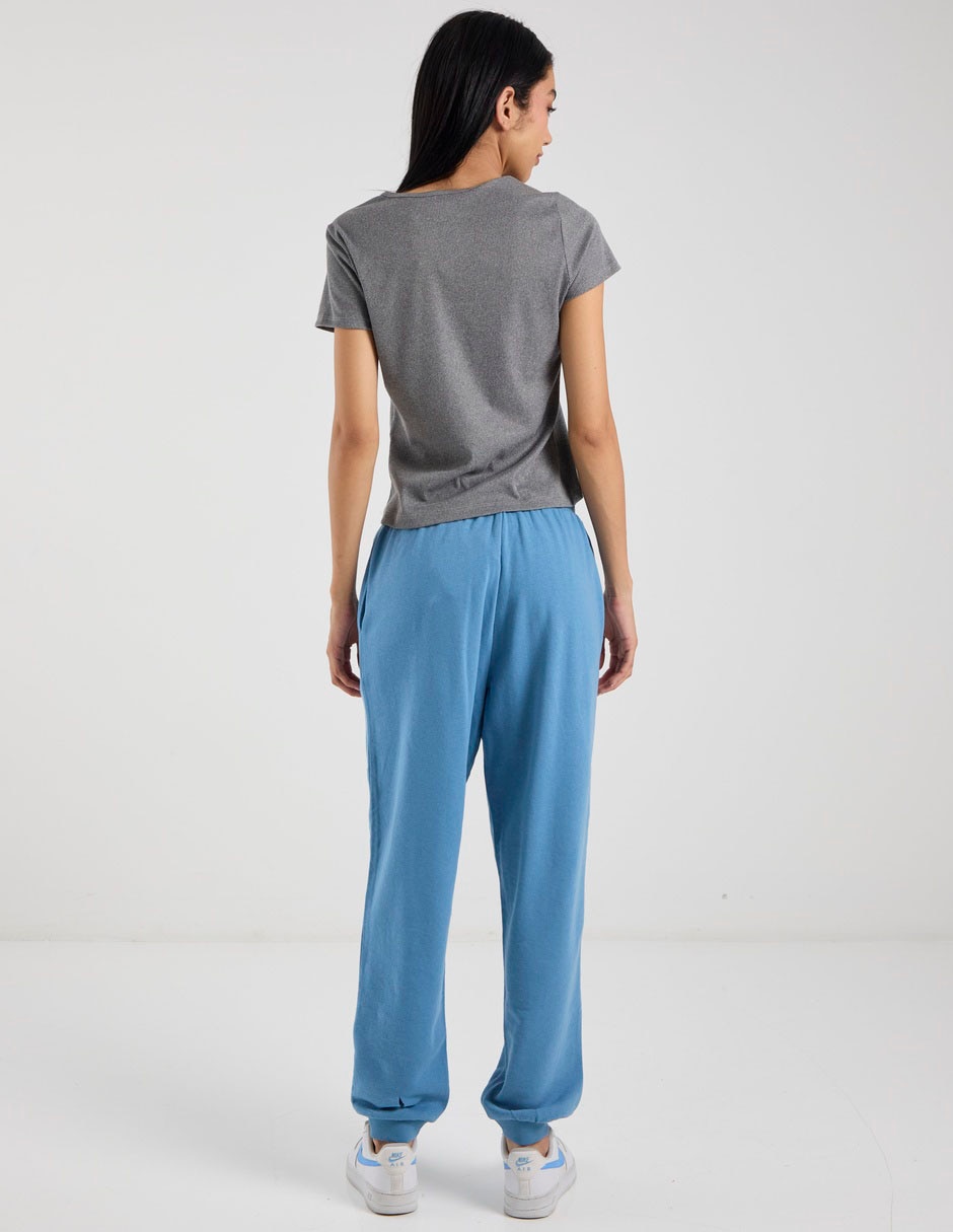 Pants relaxed con jareta para mujer 2