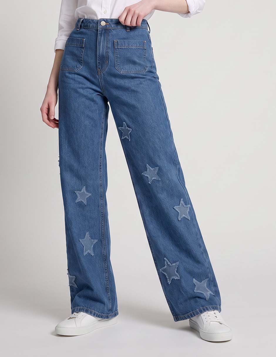 Jeans Relaxed Straight Mossimo para mujer
