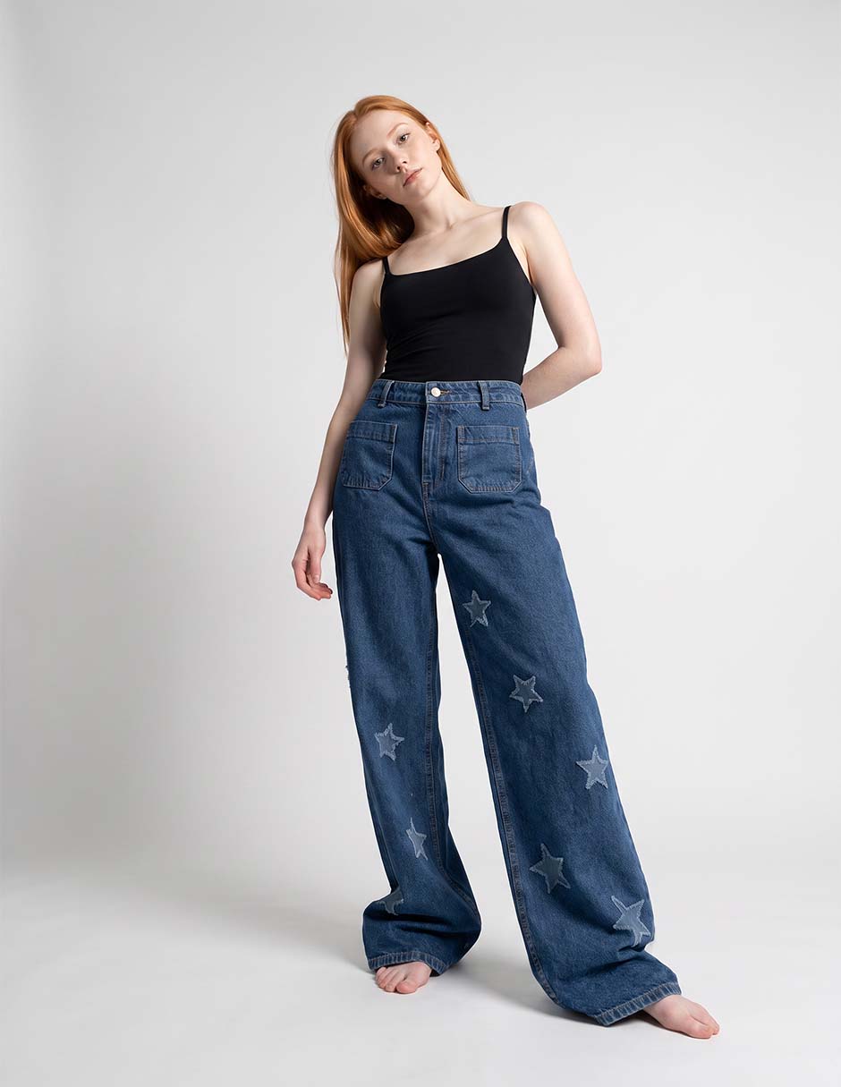 Jeans relaxed straight para mujer Jeans relaxed straight para mujer