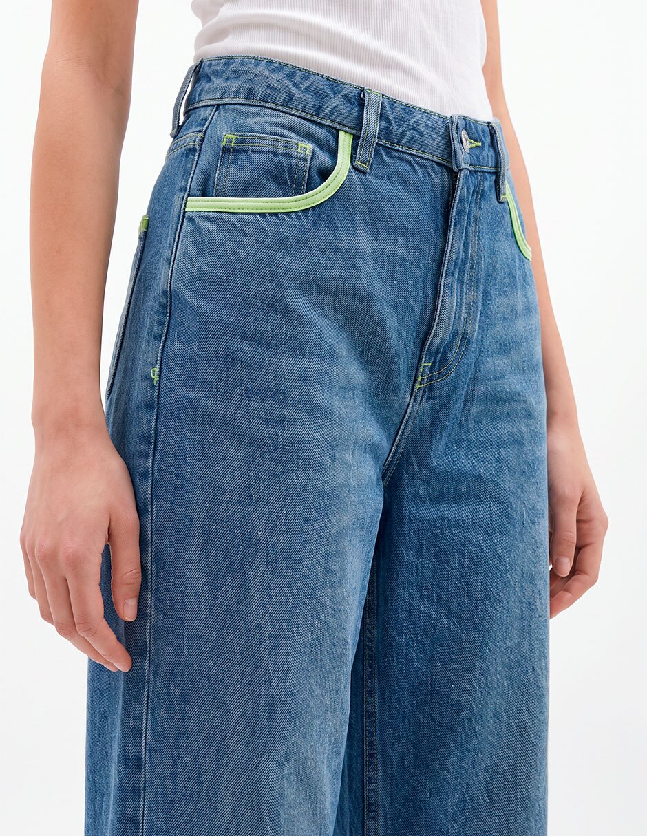 Jeans straight para mujer 4
