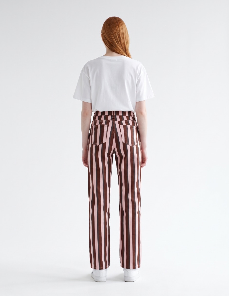 Jeans recto regular para mujer 2
