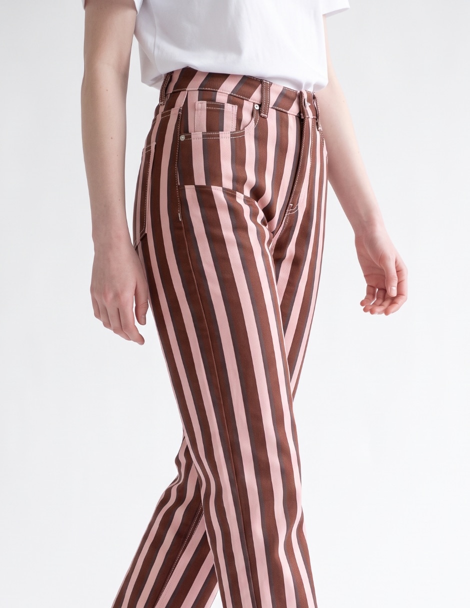 Jeans recto regular para mujer 3