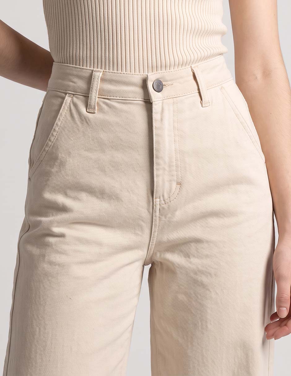 Jeans relaxed wide leg para mujer 3